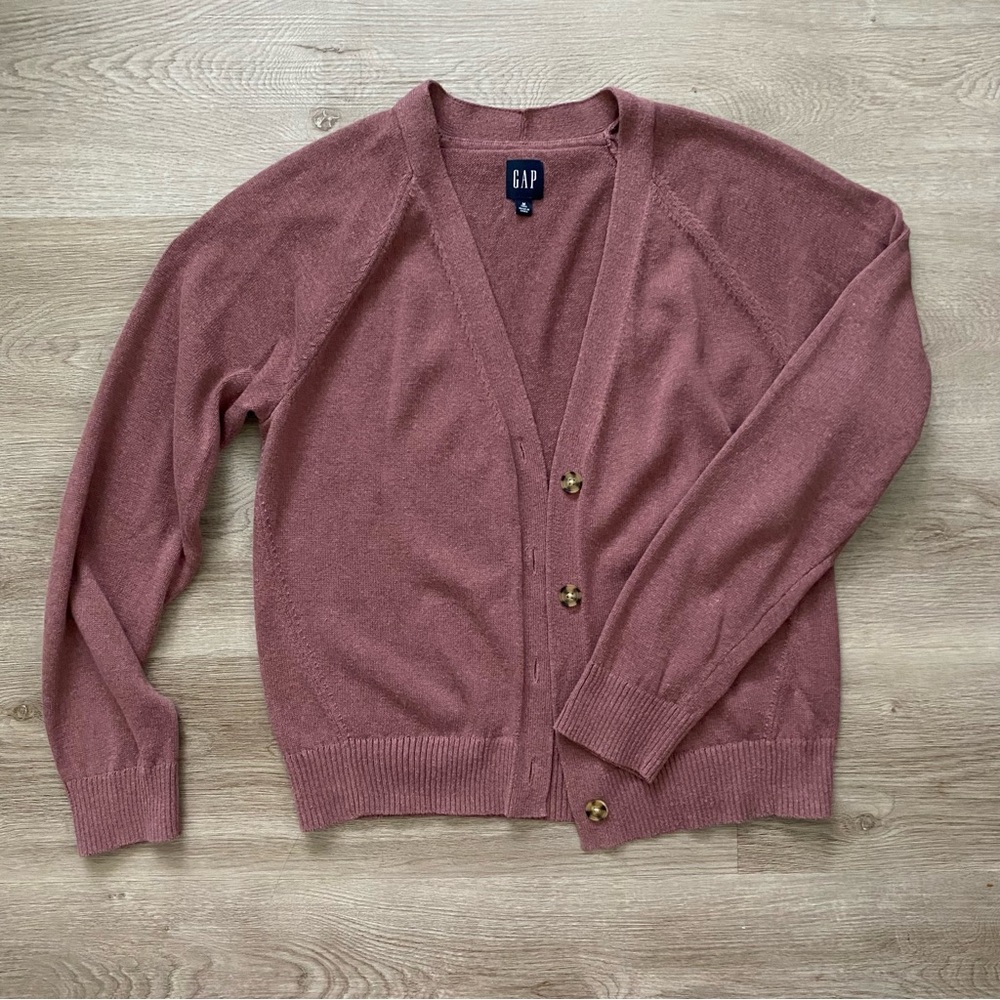 GAP Linen-Blend Cardigan